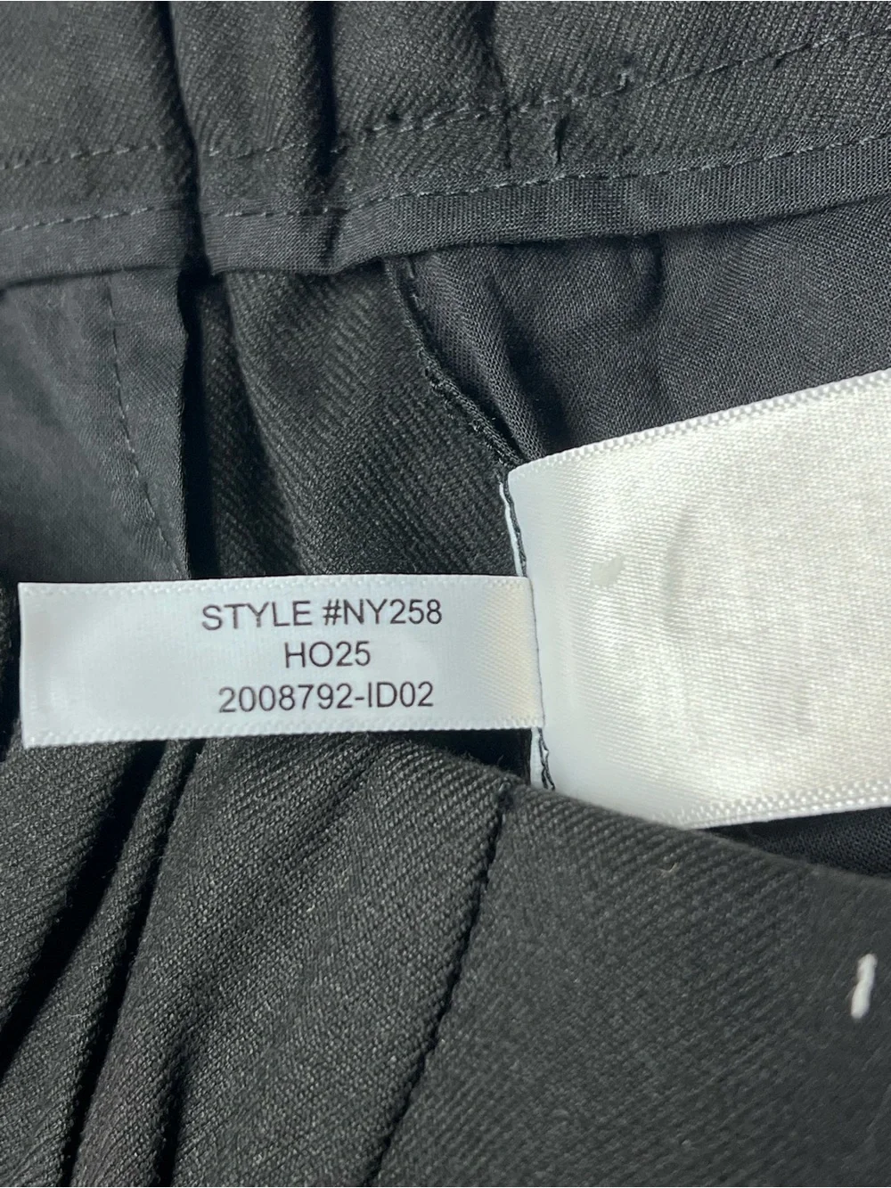 Madewell Slouchy Straight Pants in Brushed Twill Black Trousers Size 6 NWT